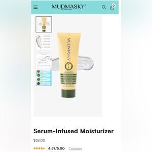MUDMASKY Serum Infused Moisturizer Brand New Sealed 💰💰Bundle & Save